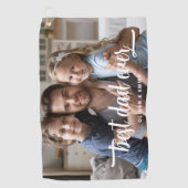 Beste foto van het script van Pap Golfhanddoek (Voorkant)