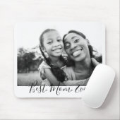 Beste foto van Mam Ever Black en White Script Muismat (Met muis)