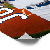 Beste foto van MVP speler van het honkbalteam voor Poster (Hoek)