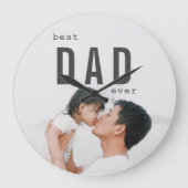 Beste foto van pa Ever minimalistisch Grote Klok (Voorkant)