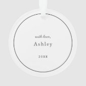 Beste foto van pa Ever minimalistisch Ornament (achterkant)