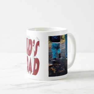 Beste foto van vader, met 3d tekst koffiemok