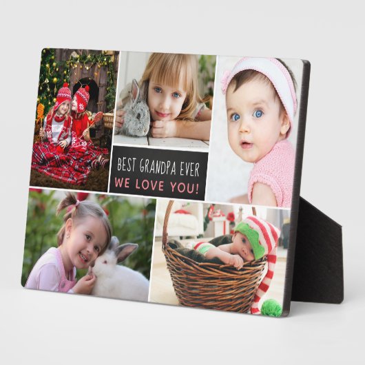 Beste fotocollage op opa Ever Fotoplaat (Zijkant)