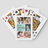 Beste fotocollage op opa Ever Pokerkaarten (Achterkant)
