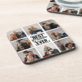 Beste fotocollage op opa, ooit 8 bier onderzetter (Linkerzijde)