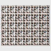 Beste fotocollage op opa, ooit 8 cadeaupapier (Vlak)