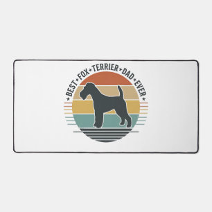 Beste Fox Terrier Vader Ooit Vintage Hond Shirt_1 Bureaumat