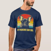  beste franchie pap ooit Hondenliefhebber voor T-shirt (Voorkant)