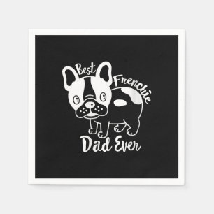 Beste franchie vader ooit Franse Bulldog Gift Servet