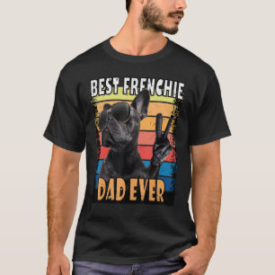 Beste franchie vader ooit Franse Bulldog vader T-shirt