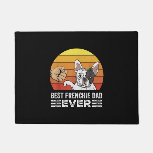 beste franchie vader ooit | Papa franse bulldog gi Deurmat (Voorkant)