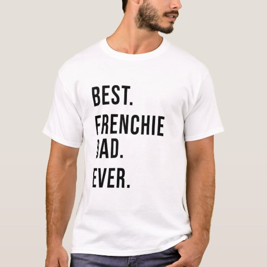 Beste franchie vader ooit t-shirt (Voorkant)