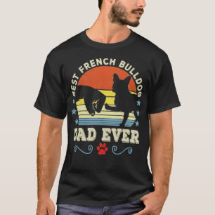 Beste Franse Bulldog Papa Ooit Grappige Hond Papa T-shirt