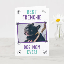 Beste Franse-hond-moeder ooit Moederdag Kaart
