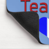 Beste Franse leraar met hartvlag ter wereld Muismat (Hoek)