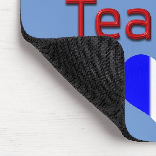 Beste Franse leraar met hartvlag ter wereld Muismat (Hoek)