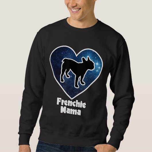 Beste Franse moeder Franse Bulldog Mama in het Uni Trui (Voorkant)