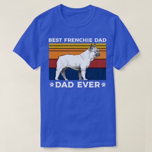 Beste Franse papa ooit2 T-shirt (Design voorkant)