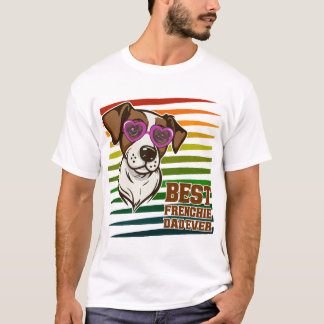 Beste Franse Papa Ooit Leuk Cadeau voor Hondenlief T-shirt