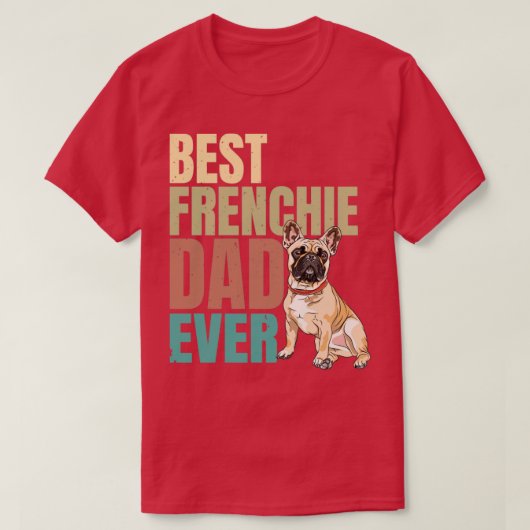 beste Franse vader ooit3 T-shirt (Design voorkant)