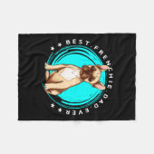 beste franse vader ooit franse bulldog vader hond fleece deken (Voorkant (Horizontaal))