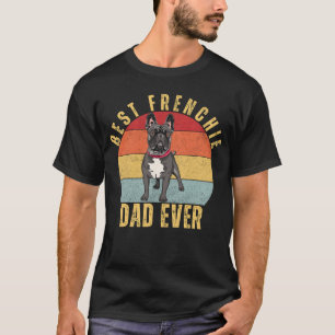 Beste Franse vader ooit, grappige Franse Bulldog P T-shirt