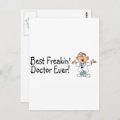 Beste Freakin Doctor ooit Briefkaart (Voorkant / Achterkant)