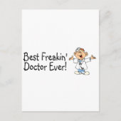 Beste Freakin Doctor ooit Briefkaart (Voorkant)
