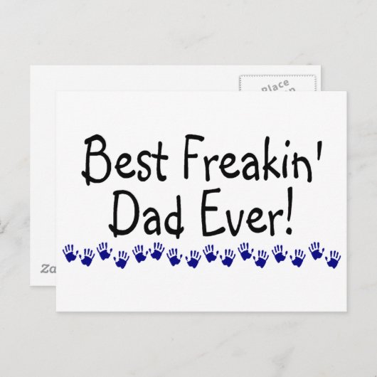 Beste Freakin Pap Ever Briefkaart (Voorkant / Achterkant)