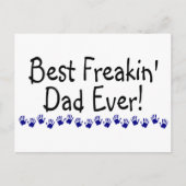 Beste Freakin Pap Ever Briefkaart (Voorkant)