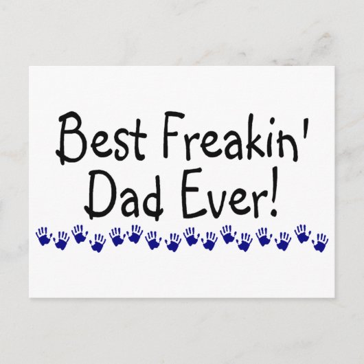 Beste Freakin Pap Ever Briefkaart (Voorkant)