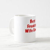 Beste Freakin Wife ooit Koffiemok (Voorkant links)