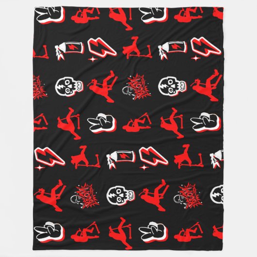 Beste Freestyle Pro-scooters Fleece Deken (Voorkant)