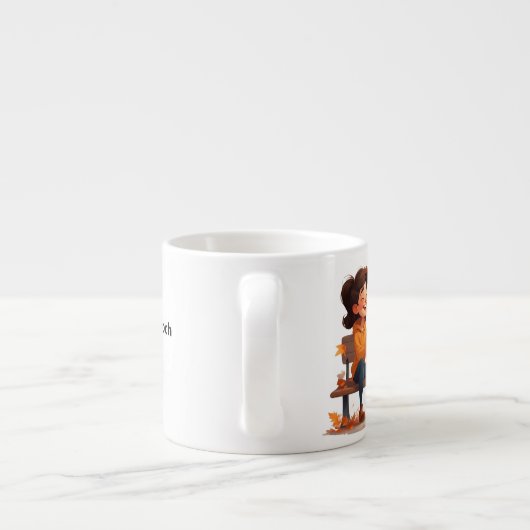 Beste Freundinnen-Tasse – Gemeinsam Lachen & Kaffe Espresso Kop (Achterkant)