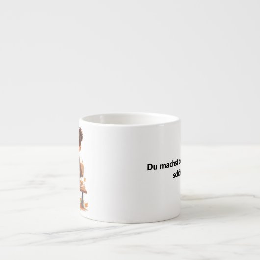 Beste Freundinnen-Tasse – Gemeinsam Lachen & Kaffe Espresso Kop (Voorkant)