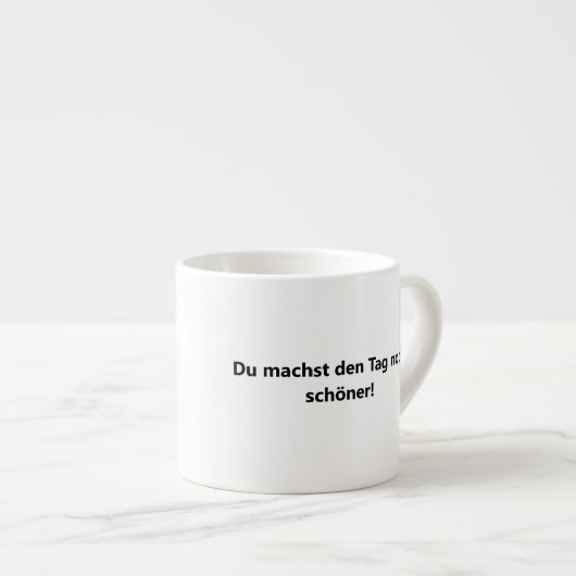 Beste Freundinnen-Tasse – Gemeinsam Lachen & Kaffe Espresso Kop (Voorkant rechts)