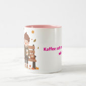 Beste Freundinnen-Tasse – Gemeinsam Lachen & Kaffe Tweekleurige Koffiemok (Center)