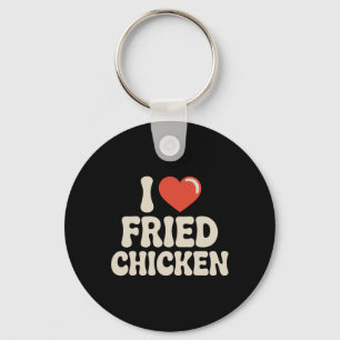 Beste Fried Chicken Kunst voor Mannen Vrouwen Kid Sleutelhanger