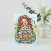 Beste Froggy Vriend Briefkaart Elf Fairy Princess (Staand voorkant)