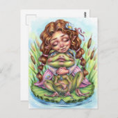 Beste Froggy Vriend Briefkaart Elf Fairy Princess (Voorkant / Achterkant)