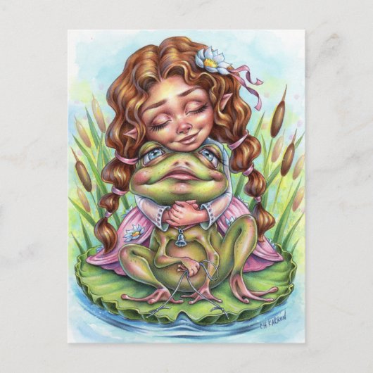 Beste Froggy Vriend Briefkaart Elf Fairy Princess (Voorkant)