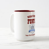 Beste FUNPA - zoals opa maar koeler - cadeau Tweekleurige Koffiemok (Voorkant links)