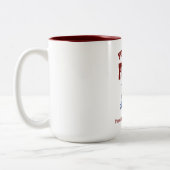 Beste FUNPA - zoals opa maar koeler - cadeau Tweekleurige Koffiemok (Links)