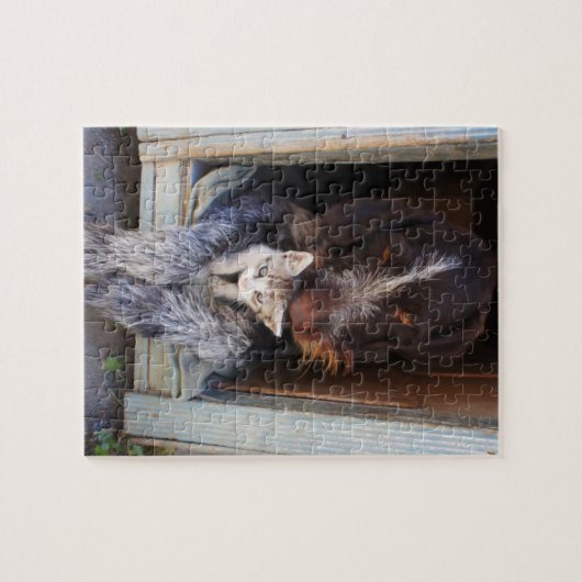 Beste "Furry"-vrienden Puzzle Legpuzzel (Horizontaal)