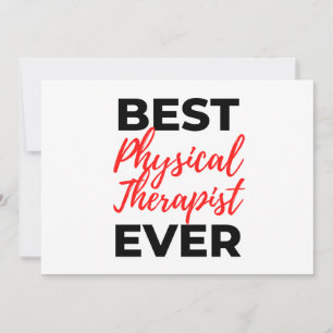Beste fysieke therapie ooit 2 feestdagenkaart