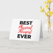 Beste fysieke therapie ooit 2 kaart (Gele Bloem)