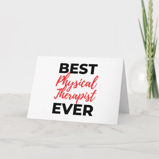 Beste fysieke therapie ooit 2 kaart (Voorkant)