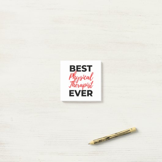 Beste fysieke therapie ooit 2 post-it® notes (Op bureau)