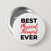 Beste fysieke therapie ooit 2 ronde button 7,6 cm (Voorkant /achterkant)