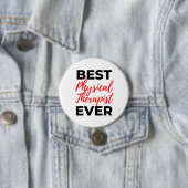 Beste fysieke therapie ooit 2 ronde button 7,6 cm (In situ)